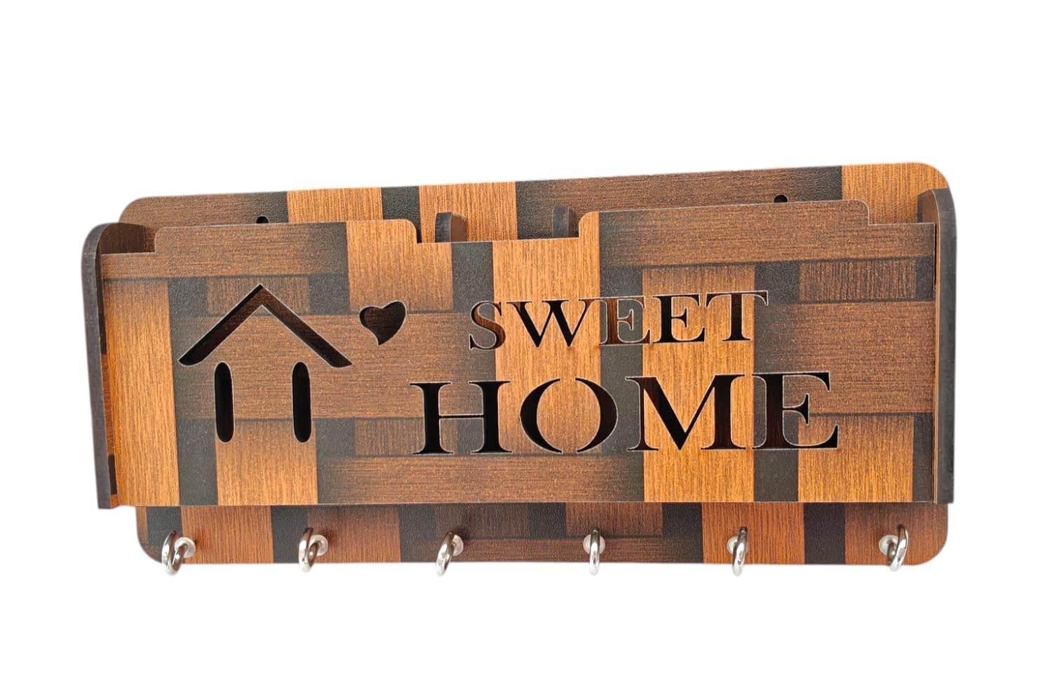 NGG Key Holder - Sweet Home Keychain & Phone Holder - Perfect Home Decor Accessory