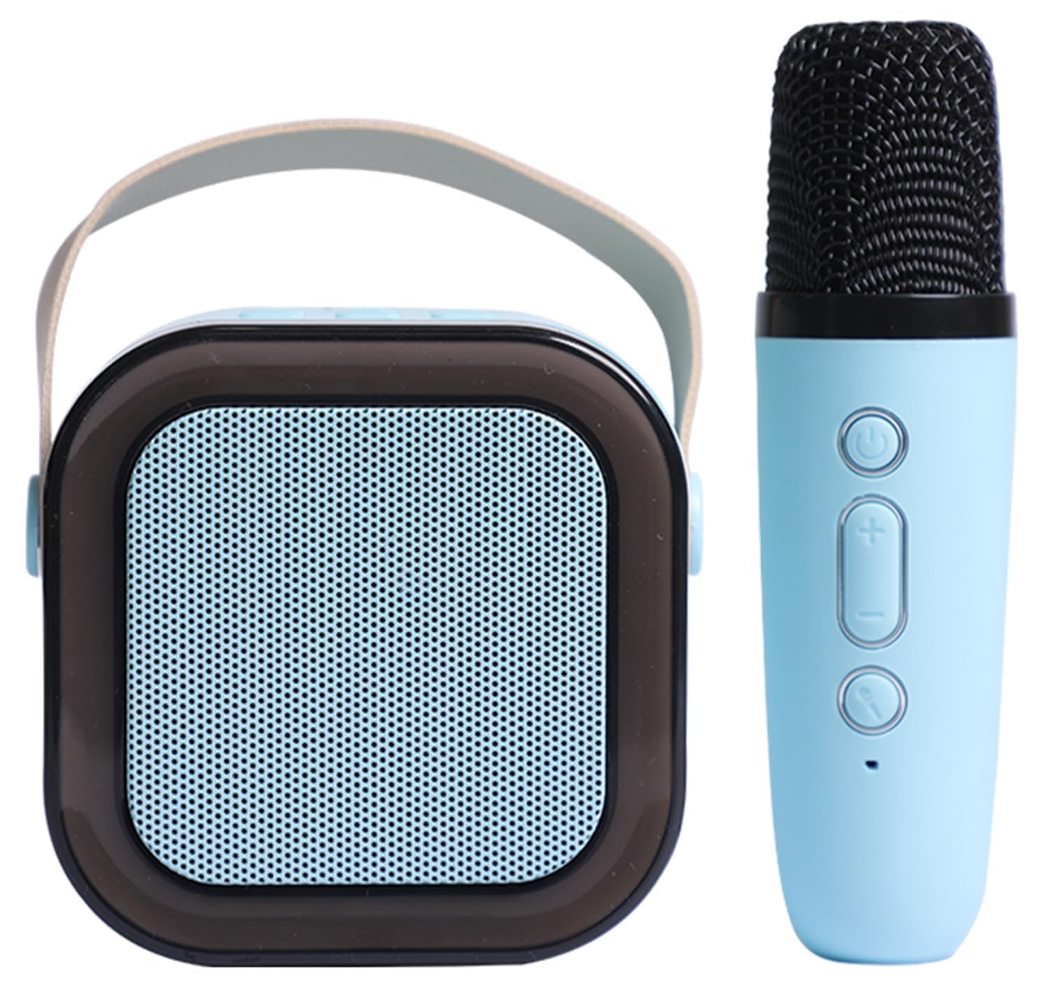 Bluetooth Karaoke Set with Wireless Mic, Dynamic RGB Lights, HiFi Sound, Voice Effects, AUX Input, Type C Fast Charging, Portable Bluetooth Speaker with Mic