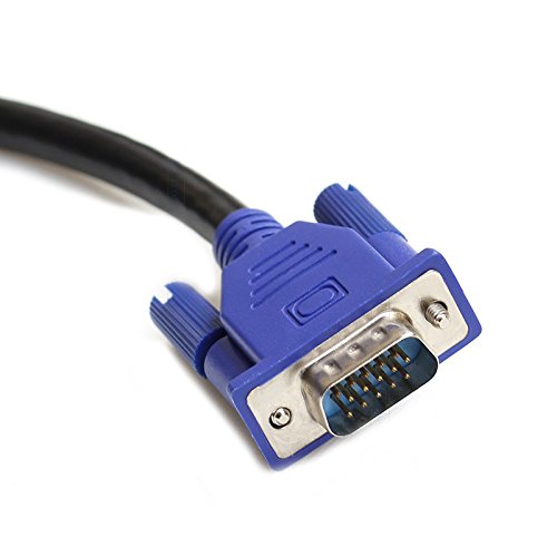 NGG VGA Monitor Cable (1.5M) – Male to Male, Full HD Video, Black