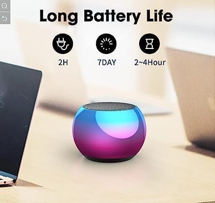Portable Mini Bluetooth Speaker with Built-in Mic, Wireless Design, Compatible with All Smartphones (1 Pcs)