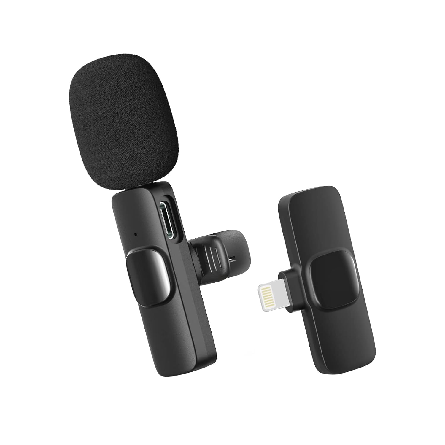 Bluetooth Mic - Your Ultimate Companion for YouTube Creation | Crystal Clear Sound & Wireless Freedom | Perfect for Vloggers, Podcasters & Streamers (1 pcs)
