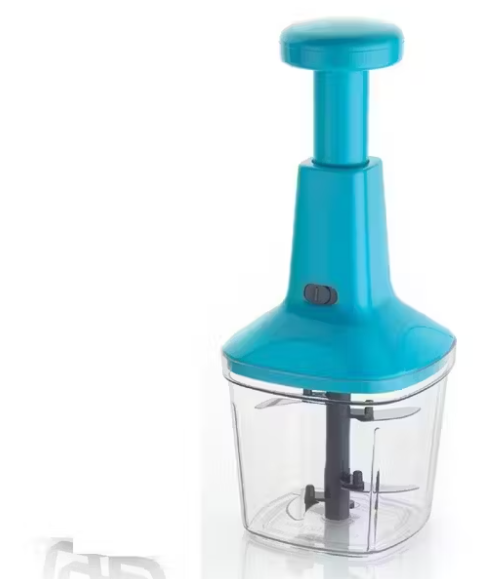 NGG 6-Blade Push Chopper – 1000ml Manual Vegetable & Fruit Cutter, Easy Push Design