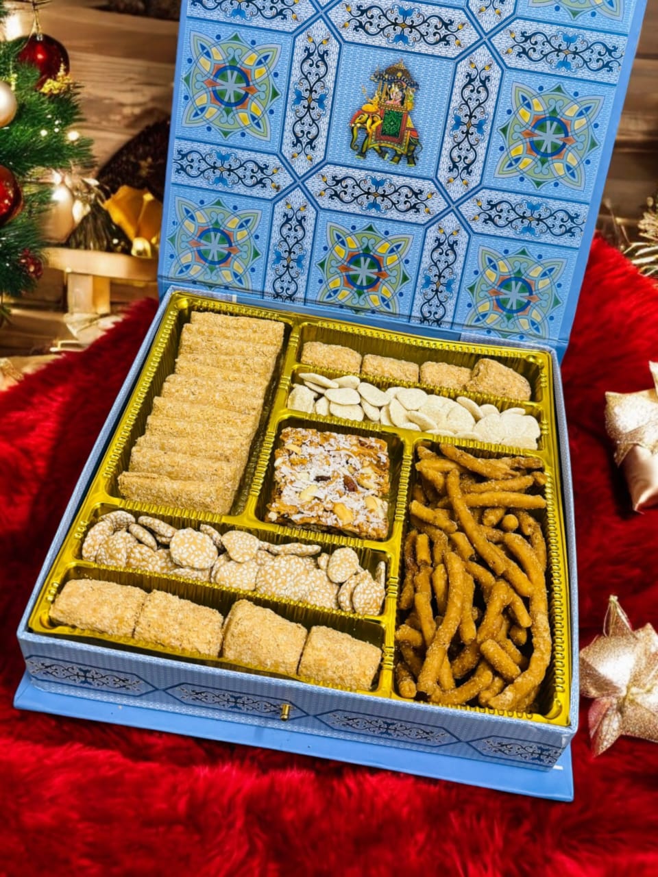 Luxury Gift Premium Gajjak Sweets Hamper | 6 Assorted Flavours Gajjak  Combo | Perfect for Any Occasion & Corporate Gifting