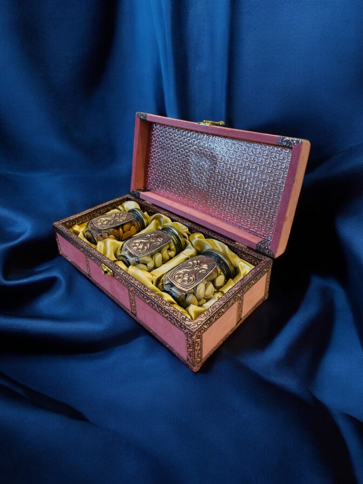 Luxury Dryfruits Gift Premium Jar Hamper | 4 Assorted Dryfruits Combo  | Perfect for Any Occasion & Corporate Gifting