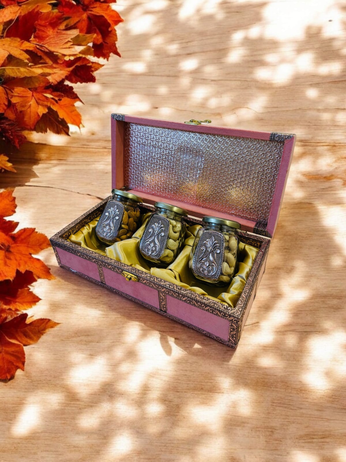 Luxury Dryfruits Gift Premium Jar Hamper | 4 Assorted Dryfruits Combo  | Perfect for Any Occasion & Corporate Gifting