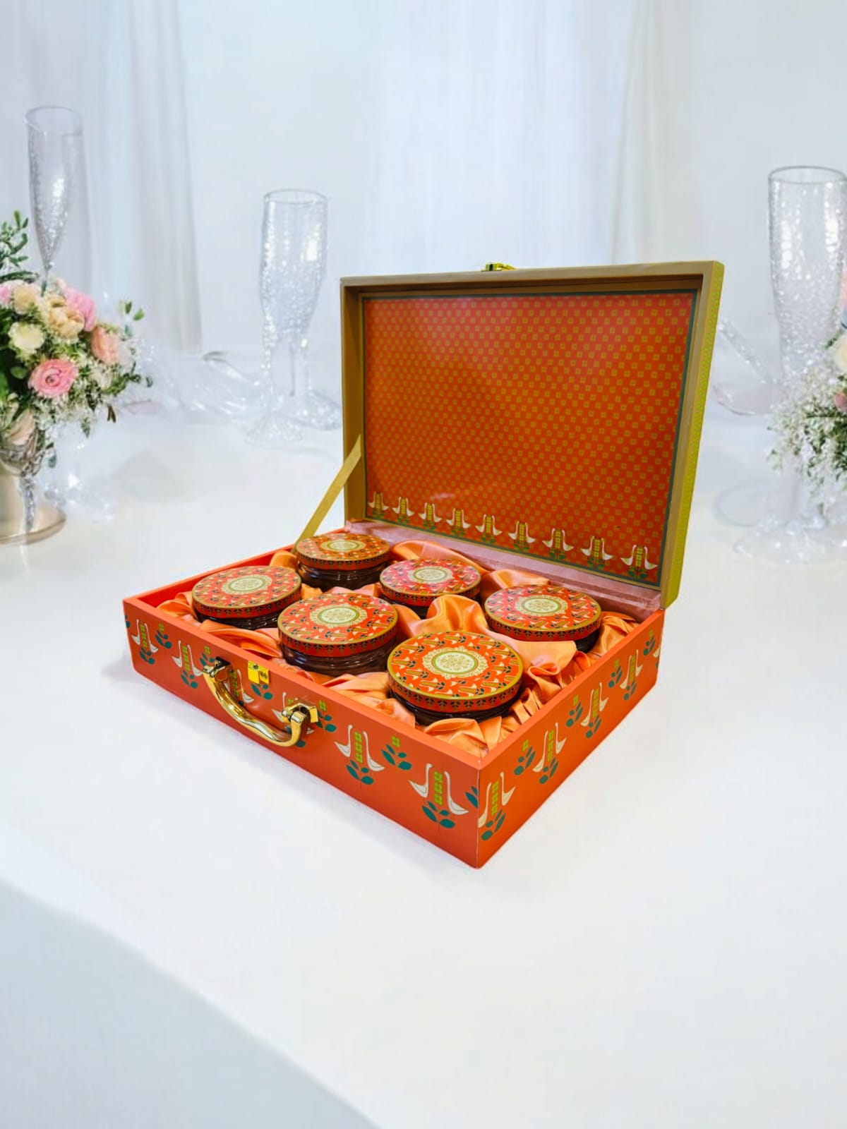 Luxury Dryfruits Gift Premium Jar Hamper | 6 Assorted Dryfruits Combo  | Perfect for Any Occasion & Corporate Gifting